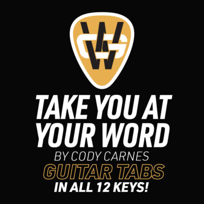 Take You At Your Word Lead Guitar Tabs