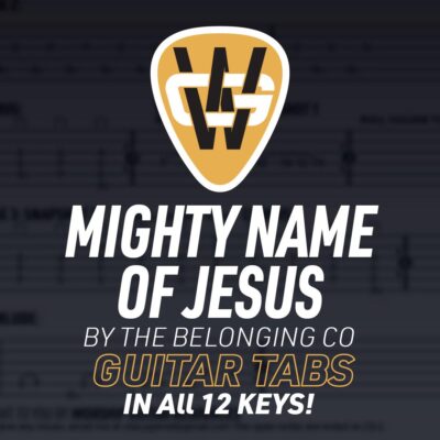 Mighty Name Of Jesus Lead Guitar Tabs