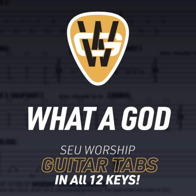 What A God Lead Guitar Tabs