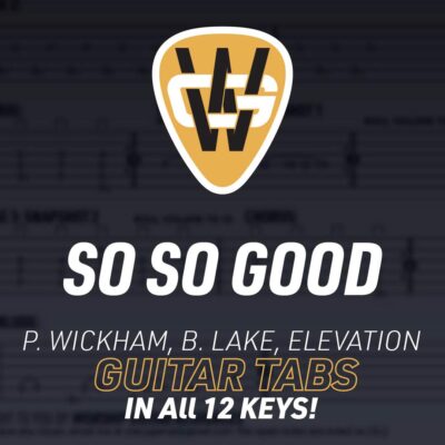 So So Good Lead Guitar Tabs