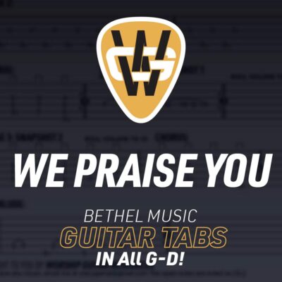 We Praise You Lead Guitar Tabs in G-D