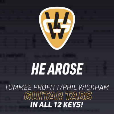 He Arose Lead Guitar Tabs